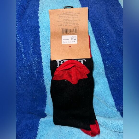 Christmas men’s Dad socks men’s shoe size 8-12 - Picture 4 of 6